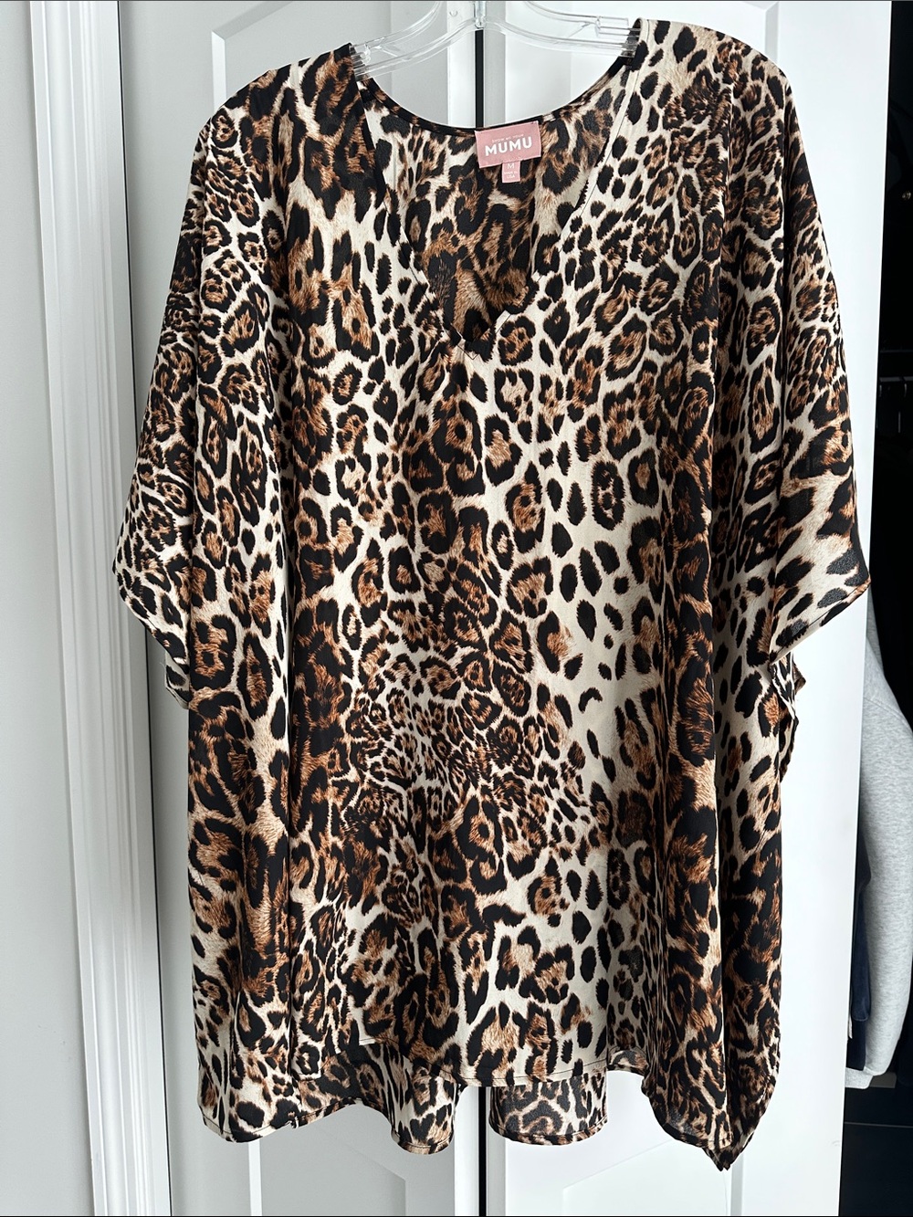 Show Me Your Mumu, Leopard Print Short Sleeve Tunic
